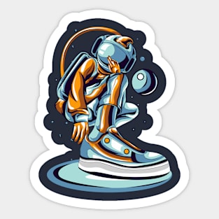 style astronaut Sticker